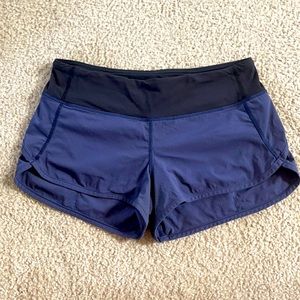 Lululemon run speed short 2.5 inch size 4